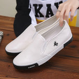 Newest Genuine Leather Casual Shoes Men Comfortable Mens Loafers Luxury Flats Sneakers Men Slip on Lazy Driving Men