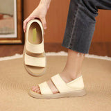 Breakj Roman Shoes Sandals Rubber Flat-Soled Cool Slippers Women's Singles Women's Casual Women's