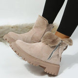 Breakj Snow Boots Women's 2025 Winter New Velvet Women's Shoes To Keep Warm