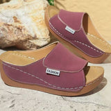 Breakj New Slope And Slippers Fashion Fish Mouth Cool Slippers Wearing Light Beach Women's Cool
