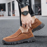 Breakj New Men's Lefu Shoes Casual Men's Shoes Large-Size Lightweight Dad Shoes Comfortable Men's