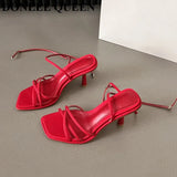 Brand Open Toe Platform High Heel Sandal Fashion Ankle Strap Gladiator Party Dress Shoe Women Summer Wedding Pumps