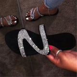 Breakj S Slippers Women's New Comfortable Flat Bottom Clip Large Cool Slippers In The Summer Of