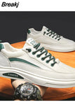 Men New Autumn Leather Casual Shoes Men's Design Sneakers 2023 Fashion Comfortable Outdoor Flats Loafers Plus Size