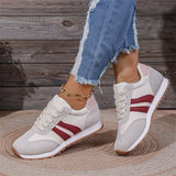 Breakj Cloth Surface Color Breathable Casual Shoes Women's Fashion Travel Running Light Sports Single