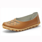 Leather Women's Shoes Flats Loafers ladies shoes Slip On Women's Loafers Femme Moccasins Female Ballet tenis