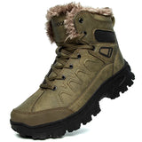 Breakj Leisure Sports Men's Outdoor Cotton Shoes Fashion Snow Boots Outdoor Hiking Shoes Cotton Shoes Men's