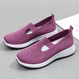 Mesh Breathable Sneakers Women Breathable Light Slip on Casual Shoes Ladies Loafers Socks Shoes Women Zapatillas