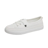 Breakj Shoes Women 2025 Spring New Board Shoes Leather Small White Shoes Women Korean Version Of Women's