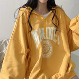Hoodies Women 2023 New Autumn Winter Fashion Casual Warm Oversized Hooded Pullover Loose Jacket