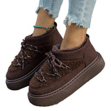 Breakj Bottom Cross Strap 2025 Autumn And Winter New Fashion Plus Thick Warm Short Barrel Pedal Tight Cotton