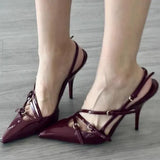 Breakj New Fashion Single Shoes Retro Pointed Women's Shoes High Heels