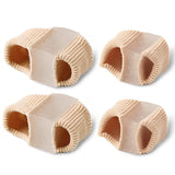 Silicone Toe Spreader Separator Fabric Bunion Hallux Valgus Corrector Thumb Finger Correction Straightener Foot Care