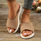 Breakj Summer New Large Fashion Comfortable Slope With Leisure Beach Cool Slippers