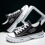 Canvas Shoes Men Fashion Summer Casual Sneakers Student Casual Shoes High Top Man Vulcanize Shoes 2021 Off White