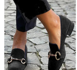 Breakj 2025 New Fashion Flat Bottom 40-43 Large Size Ebay Metal Fastener Round Head Lefu