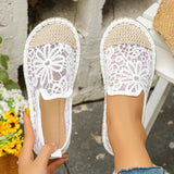 Summer Women's Shoes 2025 New Mesh Breathable Fisherman Shoes Women's Version Of Flat-Soled Casual Cloth