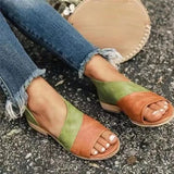 Summer Women's Sandals Comfortable Flat Shoes Plus Size Casual Flat Temperament Open Toe Women's Shoes Zapatos De