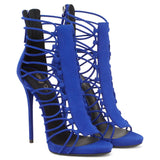 Big Brand Open-Ended Bag With Zipper Ribbon High-Heeled Lady's Handmade