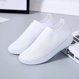 women's sneakers Vulcanized Shoes Sock Sneakers Women Slip On Flat Shoes Women Plus Size Loafers ladies