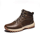 Breakj And Winter Rubber Warm Men Sgs Round Head Brown Flat And Retro