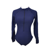2025 New Surf Suit Long Sleeve Anti-Diving Suit Print Flat Angle Separation Conservative Swimsuit Women