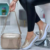 Spring New Platform Comfortable Women Sneakers Fashion Thick Bottem Casual Shoes Women Increase Vulcanize Shoes Plus