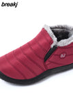 Women's Boots Waterproof Snow Boots Women Fashion Winter Boots Round Toe Shoes Woman Keep Warm Ladeis Shoes Slip On Female