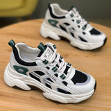 Breakj Dad Shoes Women In Tide 2025 Spring And Autumn New Breathable Thick Background Wear-Resistant Hong Kong Wind Blowing Street Leisure Sports