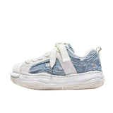 Breakj Shoes Destruction Aesthetic Deconstruction Dissolving Shoes Washing Denim Do Old Board Shoes Trend Shoes Men And Women's