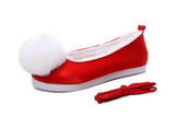 Breakj Shoes, Hanfu Shoes Ancient Style Ancient Costume Flat National Style Pure Color Lovely Girl Bright Cloth
