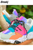 Shoes for Women Fashion Dad Sneakers Tenis De Mujer New Arrival Sneakers Women Bling Vulcanize Shoes Botas De Mujer