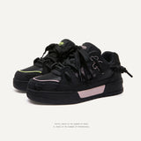 Breakj Shoes Homemade Niche Design Double Shoe Lace Bread Shoes Casual Men And Women Couple Shoes Men's Shoes Men's