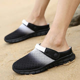Summer Beach Sandals Men And Women Clogs Shoes Beach Slippers Mesh Breathable Men Slippers Sandals Couple Zapatos