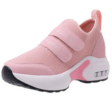 Autumn Height Increase Women's Sneakers 2022 Breathable Mesh Vulcanized Shoes Woman Wedges Platform Sports Shoes