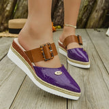 Breakj Bleed-Up Head Behind The Empty Sandals Slope And Light Hemp Rope Clasp Women's Shoes Thick-Soled Cool