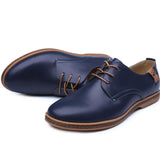 Many Young And Middle-Aged British Leather Shoes Beef Tendon Bottom Men's Shoes Flat Large Spot Quick