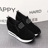 Breakj Spring And Autumn Leisure Sports Height Height And The New Single Shoes Thick-Soled Adhesive Shoes Match Women's Shoes Pine And Cake Bottom