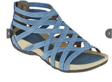 Summer Women Sandals Round Toe Hollow wedges Sandals Casual Closed Toe Flat Rome Sandals plus size Leopard