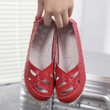 Flats Shoes Slip On Shoes For Women Fashion Women's Moccasins Flat Genuine Leather Women Shoes Casual Female Zapatos