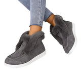 Breakj And Winter Women's Cotton Shoes Keep Warm And Velvet Thick Wool Wool Cotton Shoes Large Casual Comfortable Cotton