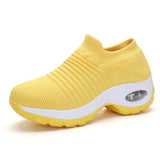 Breakj Explosion Women's Shoes Air Cushion Flying Sneakers Shoes Shoes Fashion Rocking Shoes Casual Shoes Socks