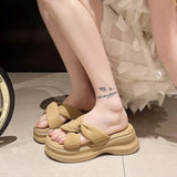 Breakj Bottom Cool Slippers Women 2025 Summer New Fashion Casual Word