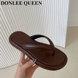 Women Slippers Summer Slides Open Toe Flat Casual Shoes Leisure Sandal Female Beach Flip Flops Outdoor Slippers Zapatillas