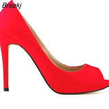 Platform Wedding Shoes Summer Sexy Womens Open Toe High Heels Sandals Peep Pumps US 5-10