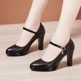 Leather Pointed Stilettos Model Catwalk High Heels Cheongsam Performance Shoes Comfortable Shallow Mouth Work Single Shoes Large