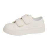 Shoes Women Spring / Summer 2024 New Rubber Sole Velcro Low Top Solid Color Fashion Small White Shoes