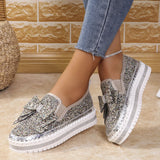 Size Water Drill Shallow Mouth Love Shoes Women's 2024 Summer New Korean Version Of A Thick-Soled Lazy