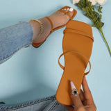 Summer New Women's Shoes Outdoor Beach Slippers Comfortable Flat Bottom Women's Sandals Casual Flip Flops Slides