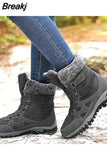 Women Boots High Quality Comfortable Winter Long Boots Shoes Woman Keep Warm Waterproof Platform Snow Boots Botas